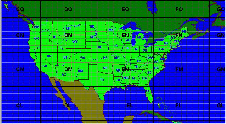 A letter-number designator assigned to a geographic location For VHF and higher frequencies in contests you send your Grid Square