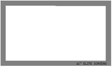 Align the tape with the edge of the screen, as shown in Figure 1. Once properly aligned, apply the black tape to the center of the top and bottom of the screen material.