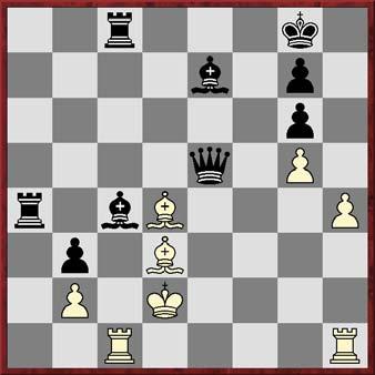 33.Kd2 Even now it was not too late for 33.Bc3 although after 33 Bxc4 34.Rhe1 Bd8 black has a strong attack. Still it would have been better since now white is lost. 33...Bxc4 Black misses the chance to gain a decisive advantage.