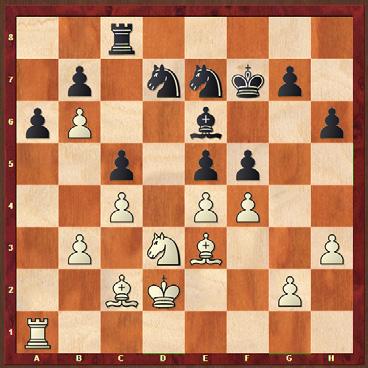 [White has the bishop pair and opening up the center will only help him] [32.