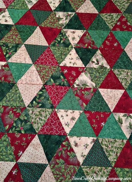 Winter's Song Triangle Quilt Tutorial Hello, friends!