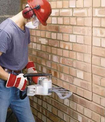 MASONRY SUPER SAW The ideal tool for cutting out openings for doors and windows in masonry with minimum disturbance to surrounding area.