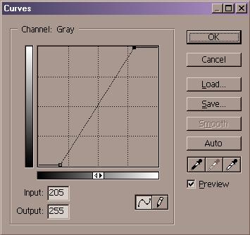 Improving tone The curves dialog gives you more flexibility. Control-click in image to add a control point corresponding to the color at the cursor.