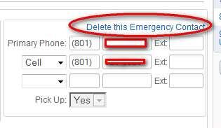 WHEN THE INFORMATION IS COMPLETE, CLICK THE SAVE BUTTON.