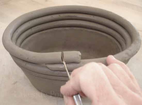 Hand-building Slab: Using thin sheets of clay to build a