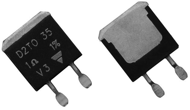 D2TO35 DIMENSIONS in millimeters 1.6 10.1 Surface Mounted Power Resistor 8.8 1.25 4.