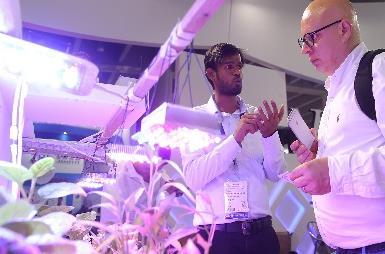 Dimmable and controllable, these LEDs can be easily set in cycles to promote plant growth.