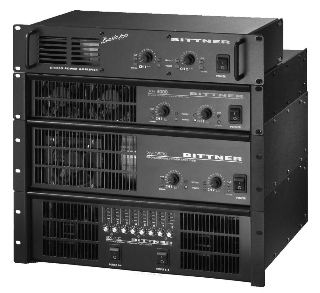 Power Amplifier Series BASIC Bittner - Audio September 200 200 Bittner-Audio. All Rights Reserved.