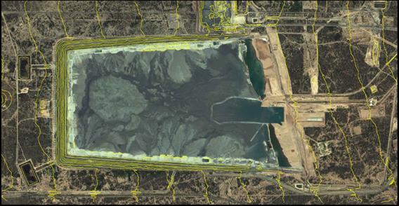 3.2 Topographic Survey Golder has contracted PhotoSat to produce monthly, high-resolution imagery and digital elevation models of the TSF. Example images with 10-m and 0.