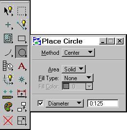 3 The New Model Tool Settings and AccuDraw 6. Without resetting, use any other tools from the View Control bar to adjust the position and magnification of the circle. 7.