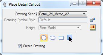 Create Rebar Detail, Drawing Model at 1:25 with