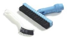 Base resins for block and bristles are FDA compliant Double Foam Squeegees with Metal Frame Rugged black neoprene for heavy-duty removal of dirt, water and debris on uneven surfaces Medium