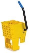 MOP BUCKETS & SIGNS Bucket & Wringer Combos Made of durable, corrosion resistant polyethylene Non-marking casters Available in 26 or 35