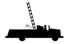 rotating ABC about the point (1, 2) D. reflecting ABC across the line y = x 2. A fire truck has a ladder that can extend to 60 feet in length.