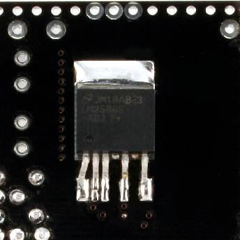 Place the IC and reflow the solder, adjusting the position until all the pins are centred on their respective pad.