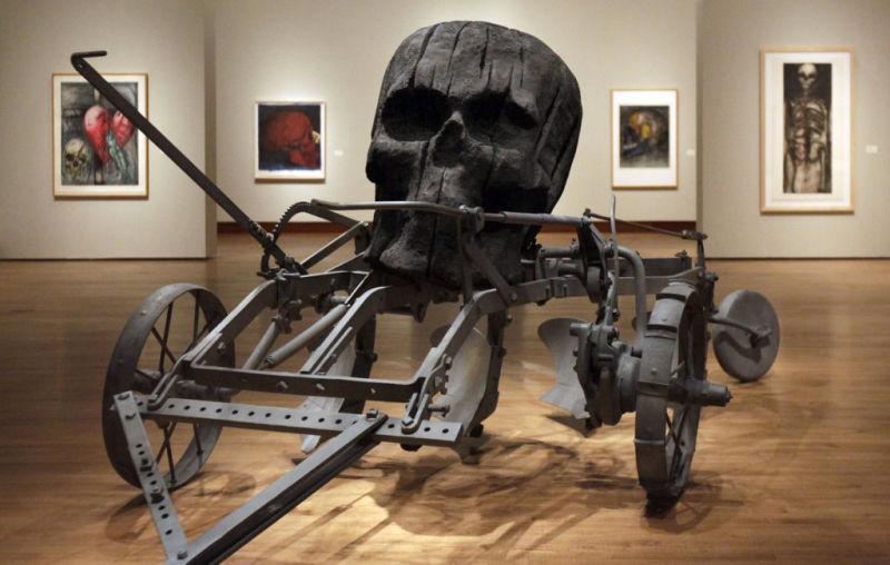 M.P. King State Journal Jim Dine s The Plow is at the center of an exhibition