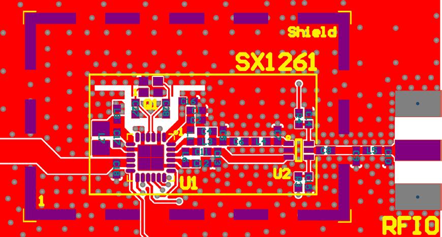 Figure 3: SX1261 Reference Design