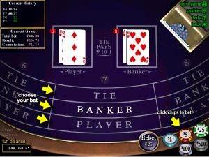 How to Play Baccarat Simplified Explanation Baccarat (pronounced BAH-kah-rah) is a card game that's popular with Asian players. James Bond also played it in one of the movies.