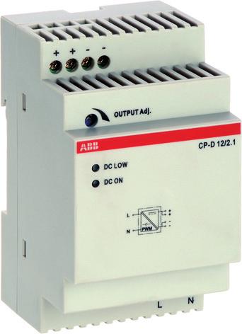 This range offers devices with output voltages of 12 V DC and 24 V DC at output currents of 0.42 A 