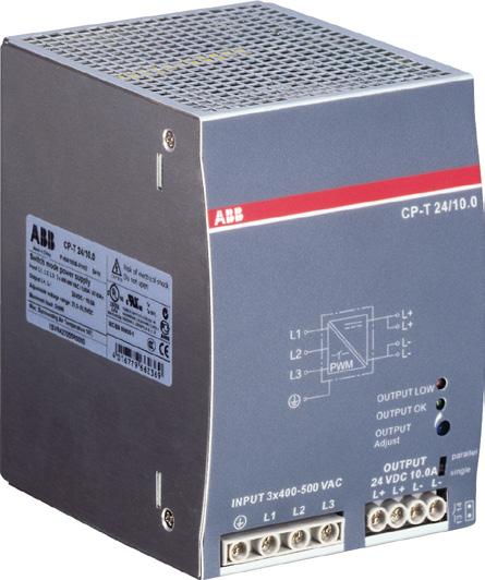 The devices can be supplied with a threephase voltage as well as with two-phase mains.