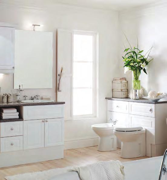 aegean gloss white Gloss White doors on Gloss White cabinets