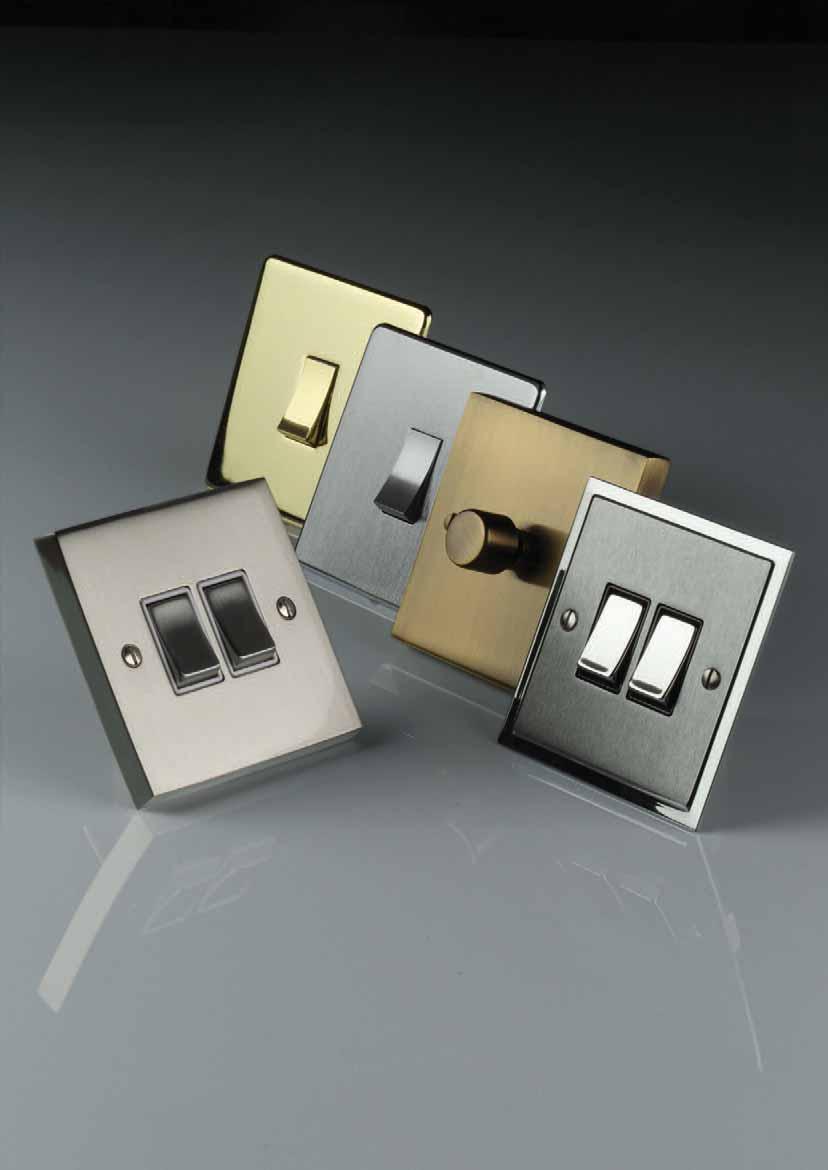 Electrical Accessories An extensive collection of Solid Brass Electrical Accessories in a wide range of finishes and styles that fully complements our door hardware offering to achieve an