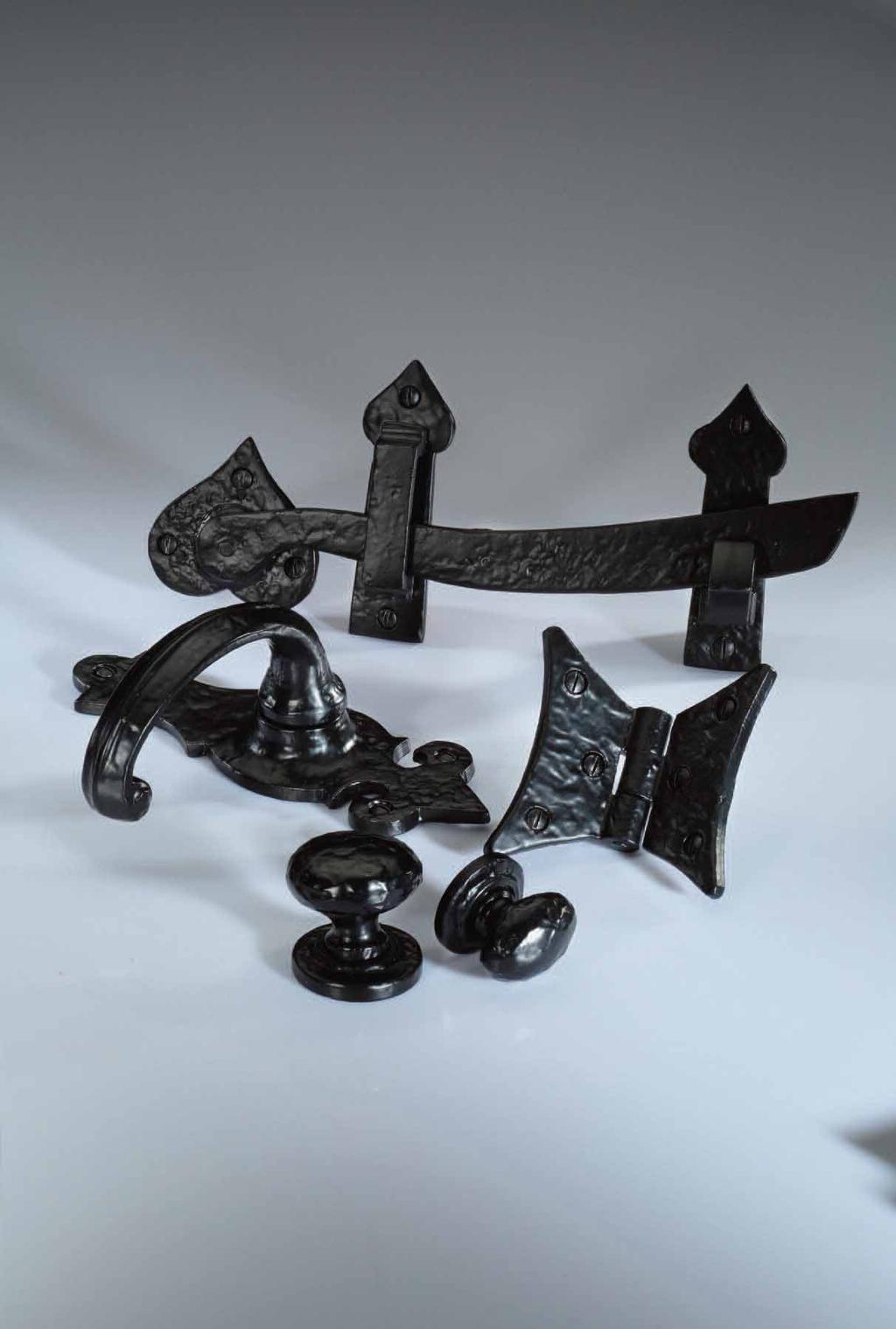 Tudor Collection A collection of durable malleable iron door hardware products.