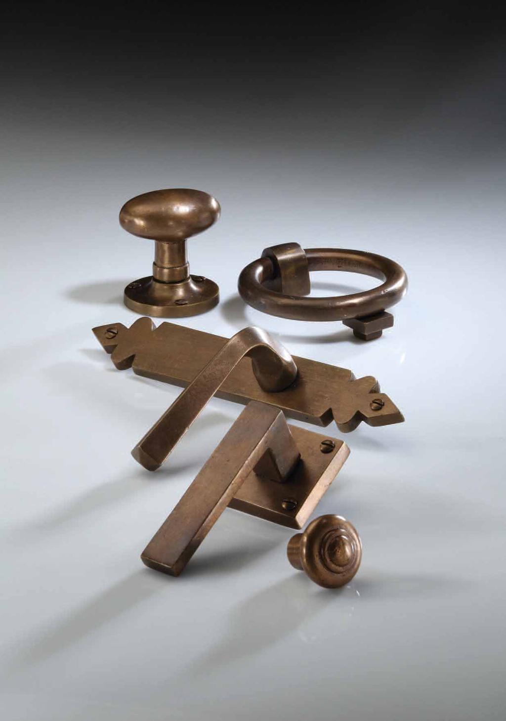 Solid Bronze Rustic These striking products are made using molten Bronze flowing into cavities within a sand mould.