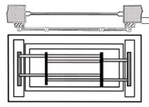 Typical Window Applications Horizontal Double Hung Windows Bars may be mounted over both upper and lower sash, or over lower