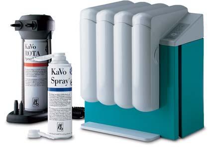 To accompany its extremely high quality instruments, KaVo has a range of equally high quality care products.