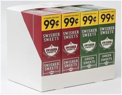 Item # Description SRP PreBook Swisher Sweet Cigarillo Combo Sweet & Grape $.99 Pouch $.