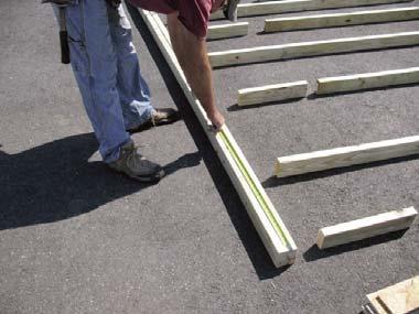 square joists at