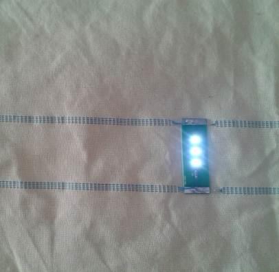 discretized LEDs spotlights Antibacterial nanostructured