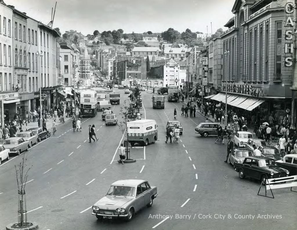 Reference: PH/AB/L/128 Date: 1960s-1970s Title: Photograph, street scene, Patrick Street,