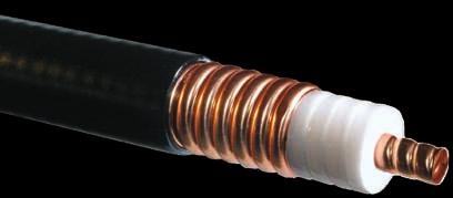 Extraflexible cable RFE 1 1/4-50 Specifications COAXIAL CABLE RFE 1 1/4-50 RFE 1 1/4-50 GHF RFE 1 1/4-50 BHF NKRFE11400 NKRFE11401 NKRFE11402 CONSTRUCTION Inner conductor Corrugated copper tube Ø 13.