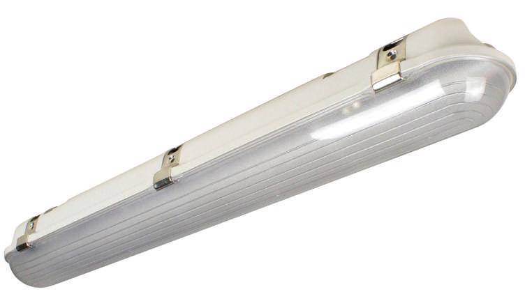IP65 LED NON-CORROSIVE 2750301 (LIG75983) 2750302 2750302 (LIG75984) 3YR IP WARRANTY 65 L2 IP65 LED Non-Corrosive 5ft APPLICATIONS Suitable for use in carparks, warehouses, storage areas Mounting