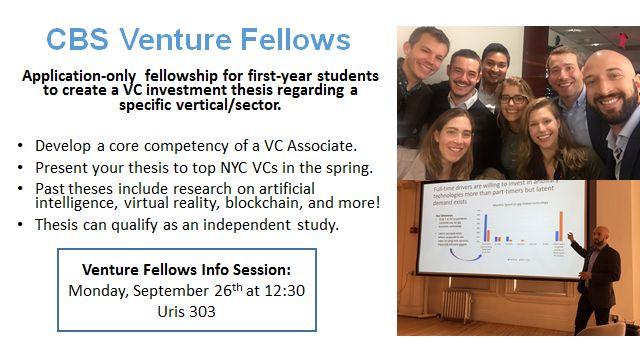Join VC Second Year Mentorship