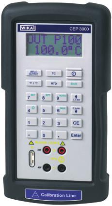 Calibration technology Hand-held temperature calibrator Model CEP3000 WIKA data sheet CT 82.