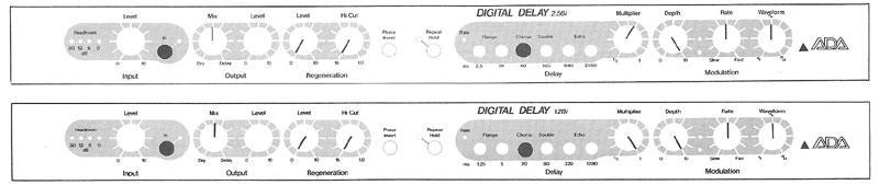 FIGURE 4-4 / STEREO DOUBLING The OUTPUT MIX control is set at full delay (10) for double