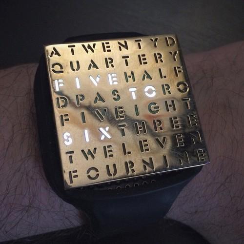 TIMESQUARE Wordclock Created by Andy Doro
