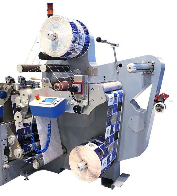 Semi-rotary die-cutting Unit R Material Output Unit UO 1 Semi-rotary die-cutting 2 UV Lamination The CARTES semi-rotary die-cutting unit with gearless system is completely controlled by servo motors