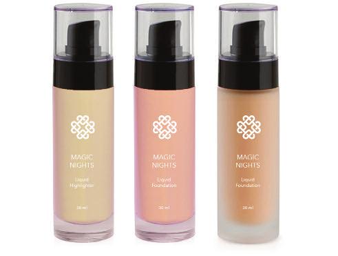 MAGIC NIGHTS 30 ML WITH PUMP Glass bottle 30 ml with Pump and Overcap.