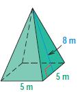 surface area and volume of