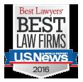 NEWS AND WORLD REPORT - BEST LAWYERS "BEST LAW FIRMS" (2016) Ranked in Bankruptcy/Restructuring Illinois and Georgia
