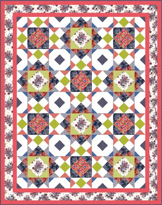 Designed By: Heidi Pridemore Finished Quilt