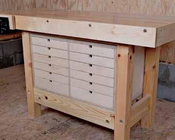 Case of Drawers Building the Box Adjust the overall measurements of this drawer carase to fit your workbench or any other spot where you could use a case of drawers.