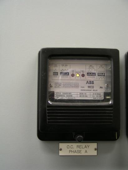 Medium Voltage Breaker and Protective Relay Protects primary side (12.