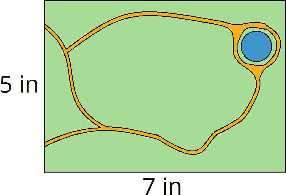 The length of segment is 16 units. E. The area of is twice the area of. 2. Rectangle A measures 9 inches by 3 inches. Rectangle B is a scaled copy of Rectangle A.