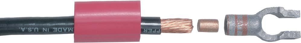 Pre-measured solder pellets and adhesive-lined heat shrink tubing combine to provide maximum conductivity and a