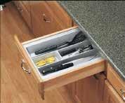 knife RASUT-12W-52 Made from a durable rubberized polystyrene Medium Utility Tray Organize Kitchen utensils Trim to a custom fit using standard utility